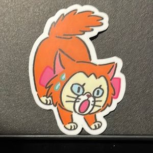 ALICE AND WONDERLAND CAT STICKER